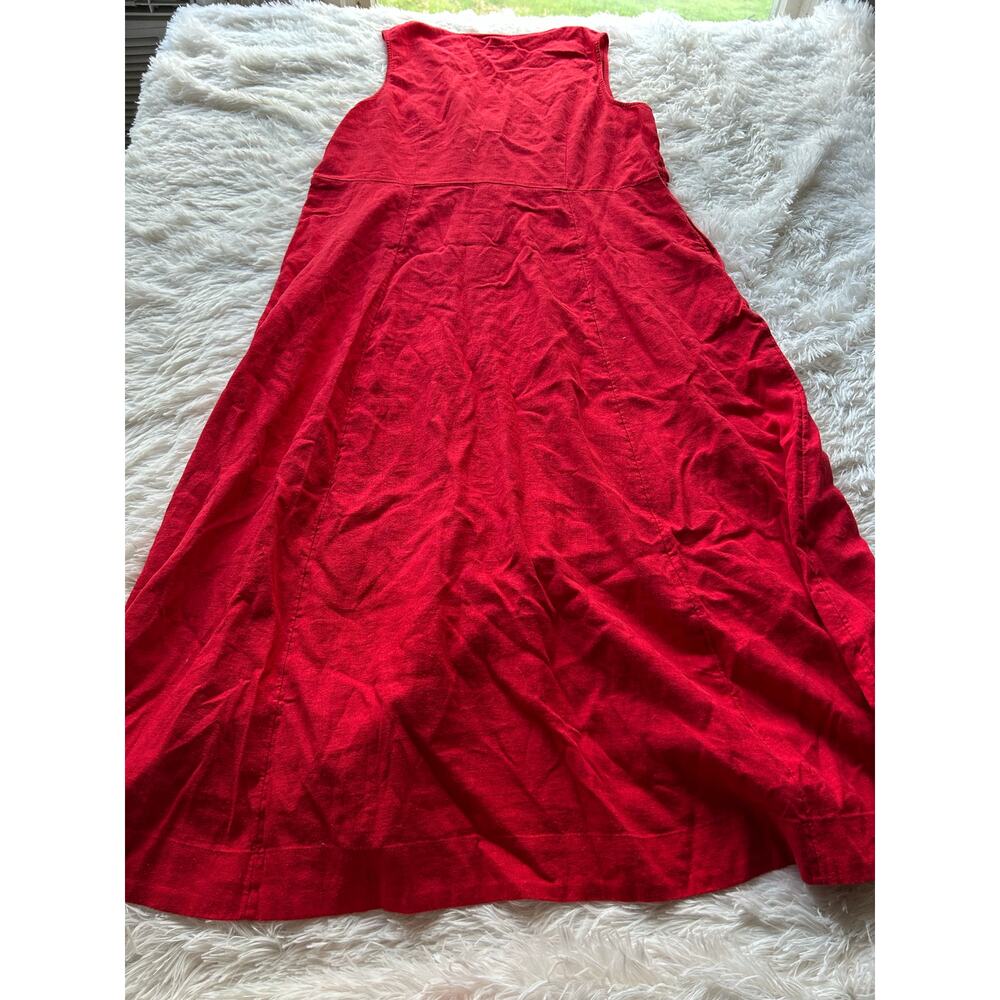 Universal Thread Red Button Front Maxi Dress XL L… - image 8